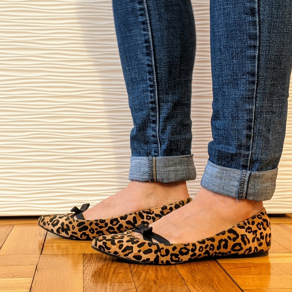 Cheetah print flats by Lauren Conrad